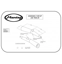 Marving K/2013/NC Kawasaki Z 550 Gp U.t. 84