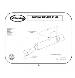 Marving S/AAA/51/BC Suzuki Dr 650 R 92