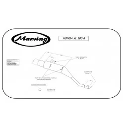 Marving EDR/3/V Honda Xl 500 R