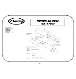Marving H/2009/NC Honda Cb 900 F 82