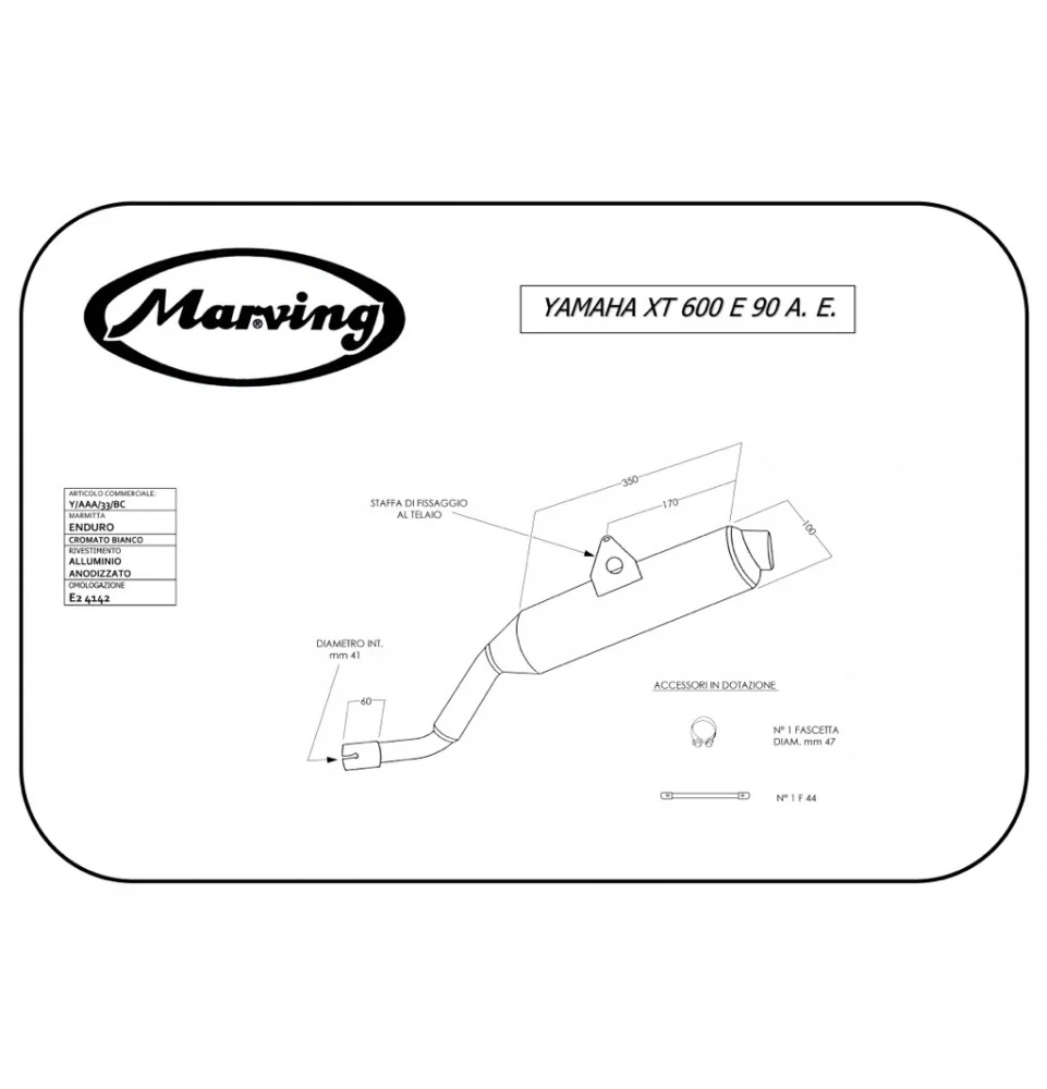 thumbnail image 2 of Yamaha XT 600 Electric Start Transmission Kit – Crown, Sprocket & Chain (RK PBR) 2 of 4