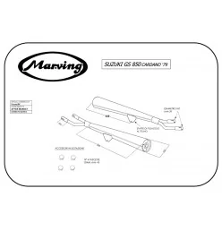 Marving S/2107/BC Suzuki Gs 850 Cardano 79