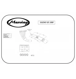Marving S/3502/BC Suzuki Gs 1000