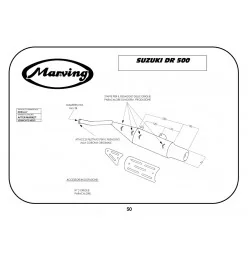Marving EDR/12/V Suzuki Dr 500