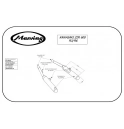 Marving K/2156/NC Kawasaki Zzr 600 93/96