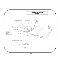 Marving Y/CP14/BC Yamaha Xv 125 Virago