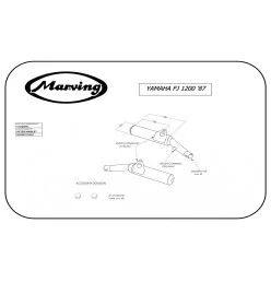 Marving Y/2098/NC Yamaha Fj 1200 87