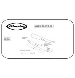Marving S/2010/BC Suzuki Gs 500 E 82