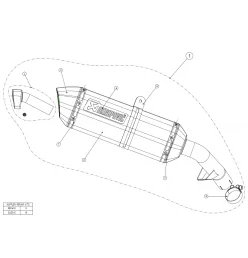 Akrapovic Honda CrossRunner S-H8SO2-HRT