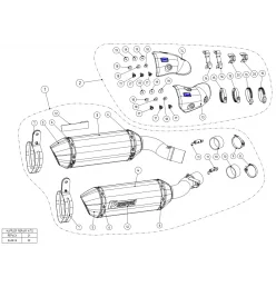 Akrapovic Kawasaki Z1000 S-K10SO18-HZC