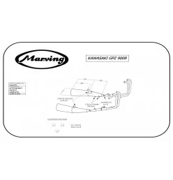 Marving K/5007/NC Kawasaki Gpz 750 R