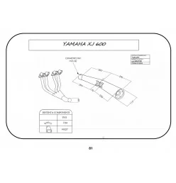 Marving Y/3610/NC Yamaha Xj 600