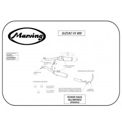Marving S/2125/BC Suzuki Vx 800