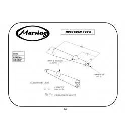 Marving G/2073/NC Moto Guzzi V 50 II