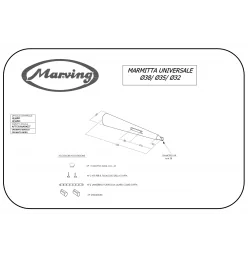 Marving U/38/NC Sportauspuffanlagen Universal
