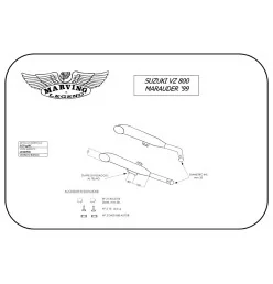 Marving S/CP33/BC Suzuki Vz 800 Marauder 99/02
