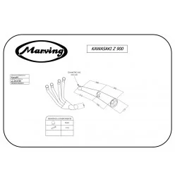Marving K/3403/BC Kawasaki Z 900