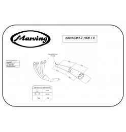 Marving K/3405/BC Kawasaki Z 1000 I R
