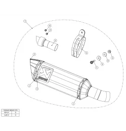 Akrapovic Kawasaki Ninja ZX-6R S-K6SO7-ZC
