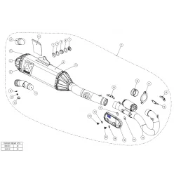 Akrapovic Kawasaki KX 450 F S-K4MET8-BNTA
