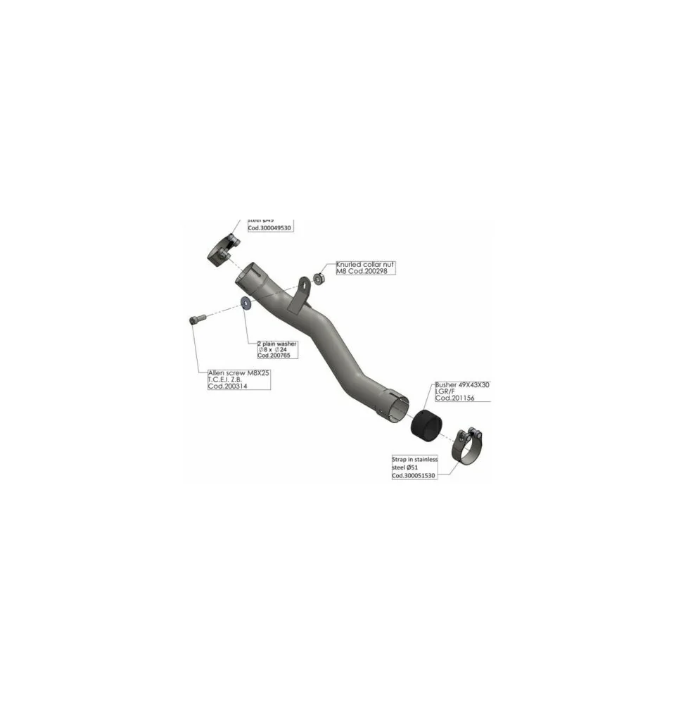 Leovince Decatalizzatore No Kat Benelli Leoncino 500
