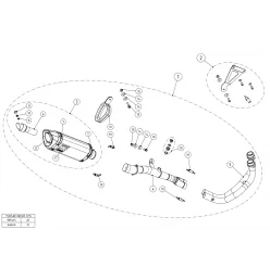 Akrapovic Yamaha YZF-R 25 S-Y3R1-APC