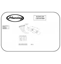 Marving S/3507/NC Suzuki Gsx 1100 Katana