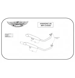 Marving K/CP25/BC Kawasaki Vn 800 Classic