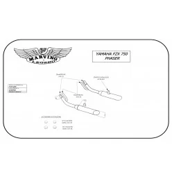 Marving Y/CP13/BC Yamaha Fzx 750 Phaser