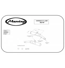 Marving Y/2085/NC Yamaha Fj 1200 88/89