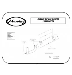 Marving S/AAA/49/BC Suzuki Dr 650 Rs/rse