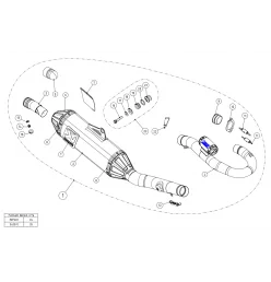 Akrapovic Suzuki RM-Z 250 S-S2MET6-BNTA