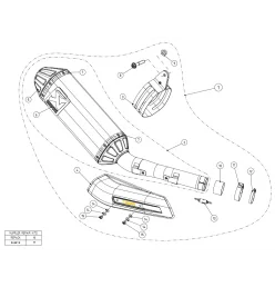 Akrapovic Yamaha Tenerè 700 S-Y7SO2-HFTT