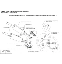 Akrapovic Star Motorcycles VMAX 1700 C-Y17SO1T/1