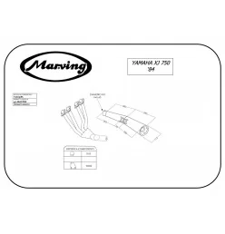 Marving Y/3609/BC Yamaha Xj 750 84