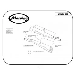 Marving H/2065/BC Honda Cb 350 Four