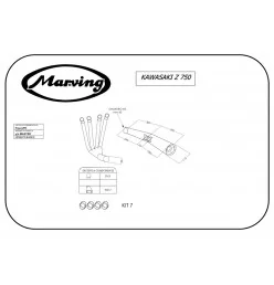 Marving K/3402/BC Kawasaki Z 750