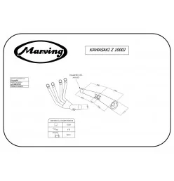 Marving K/3409/BC Kawasaki Z 1000 J