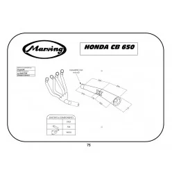 Marving H/3304/BC Honda Cb 650