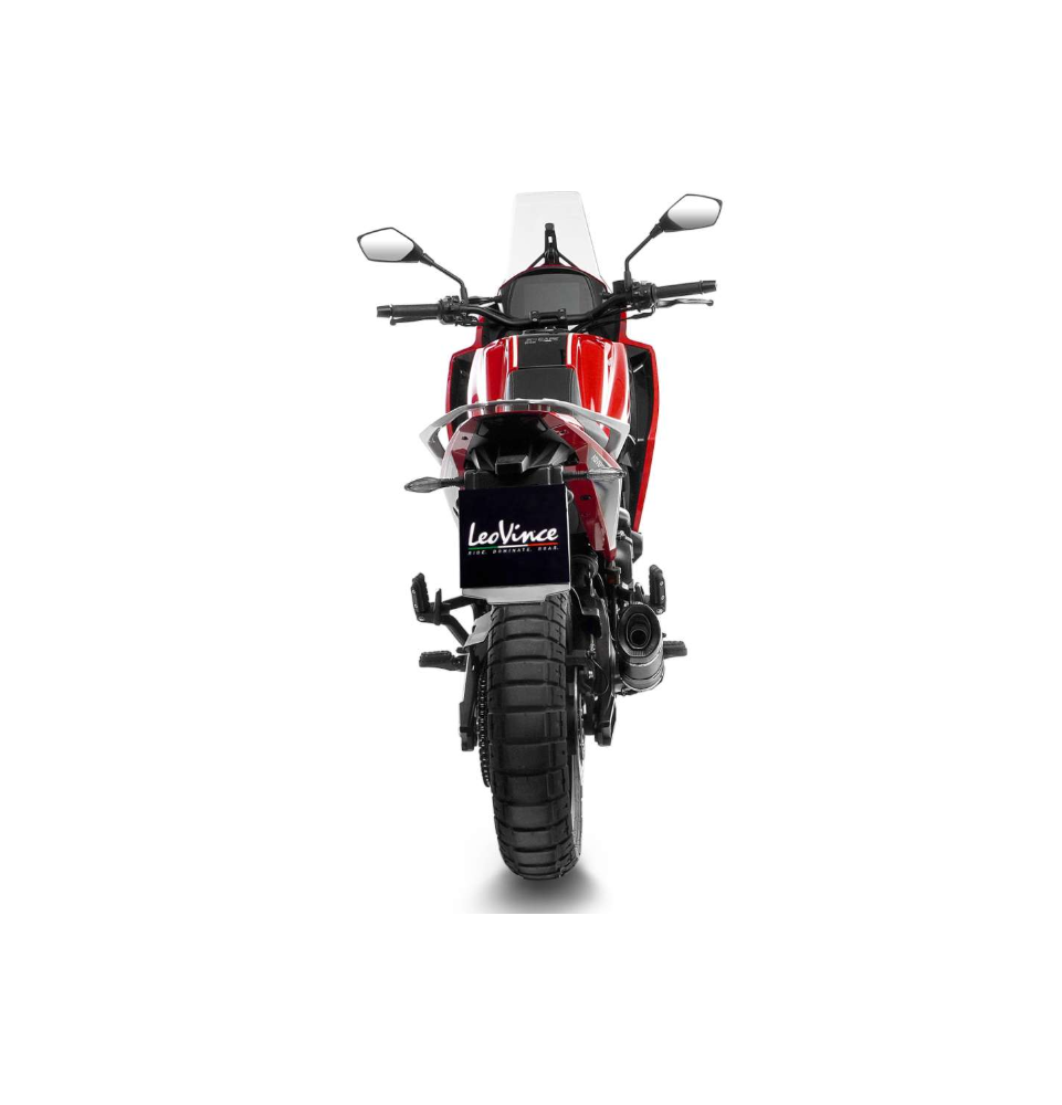 LEOVINCE TT Scarico Sportivo Cromato Per MBK NITRO, OVETTO, MACH G, 50cc Minarelli, Omologato E2000