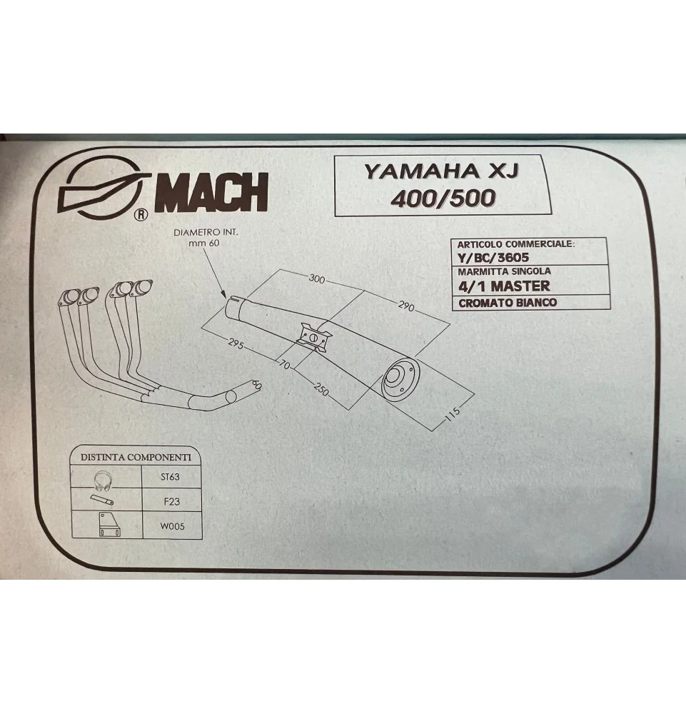 Marving Y/3605/BC Yamaha Xj 550