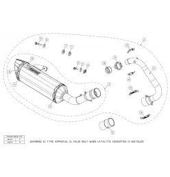 Akrapovic Yamaha MT 125 S-Y125R4-HRT