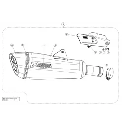 Akrapovic Bmw R 1250 RT S-B12SO21-HALAGT