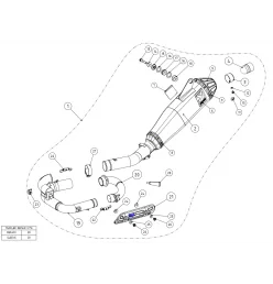 Akrapovic Yamaha YZ 250 F S-Y2MET14-CIBNTA