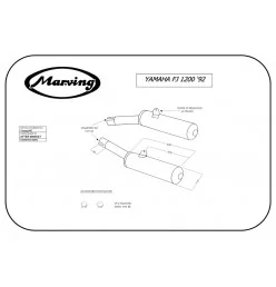 Marving Y/2124/NC Yamaha Fj 1200 92